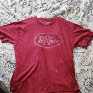 Savvy Red Short Sleeve Tee with Vintage Graphic